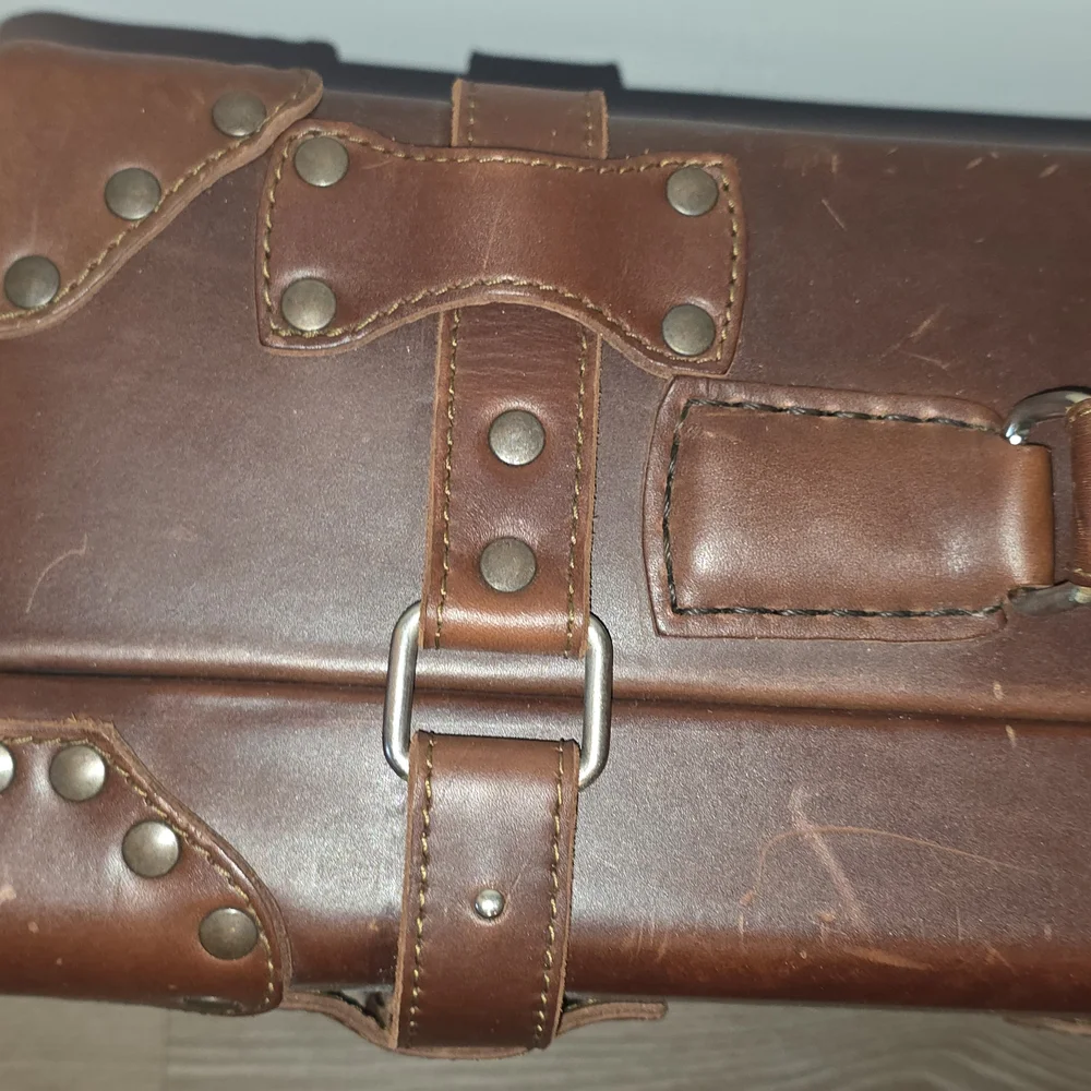 2015 Saddleback Leather Suitcase (hard sided, well traveled)